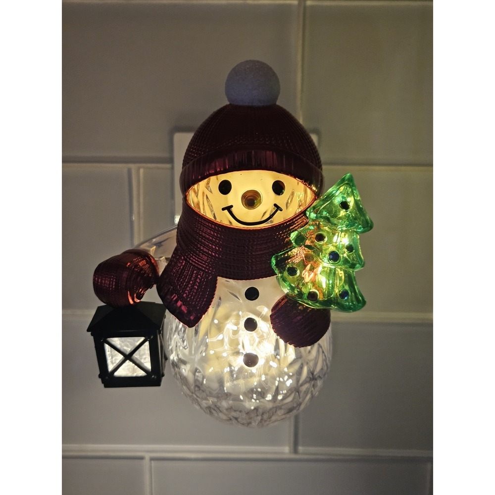 Bath & Body Works Snowman Projector Light Up Wallflowers Fragrance Plug